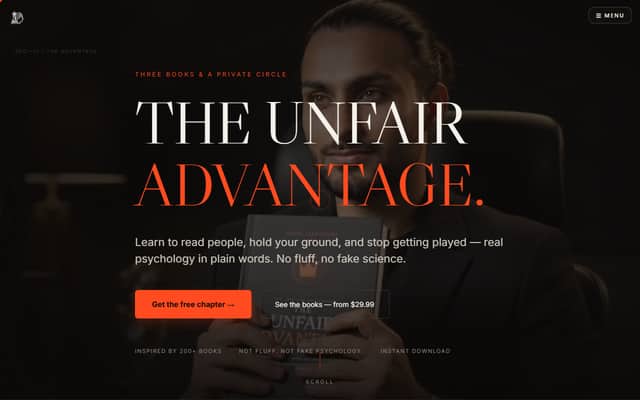 Screenshot of humancheatcodes.org